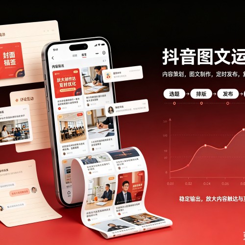 陵城抖音图文代运营服务